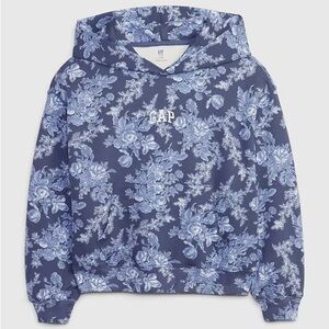 BNWT Gap × LoveShackFancy Kids Floral Logo Hoodie, sz 14-16